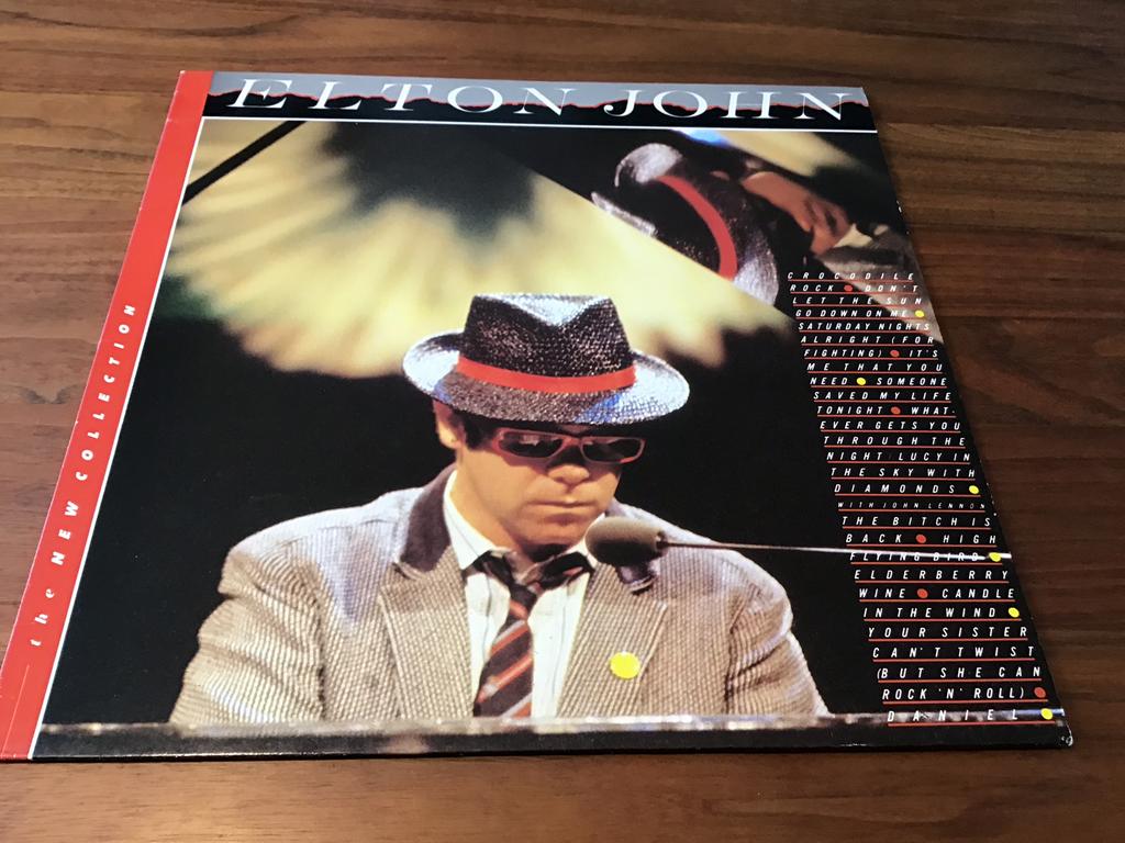 LP, ELTON JOHN, THE NEW COLLECTION, CBR-1027, 5-11, Ophalen of Verzenden, Zo goed als nieuw, 12 inch