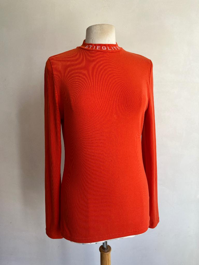Stieglitz top maat L oranje, Verzenden, Maat 42/44 (L), Zo goed als nieuw, Lange mouw