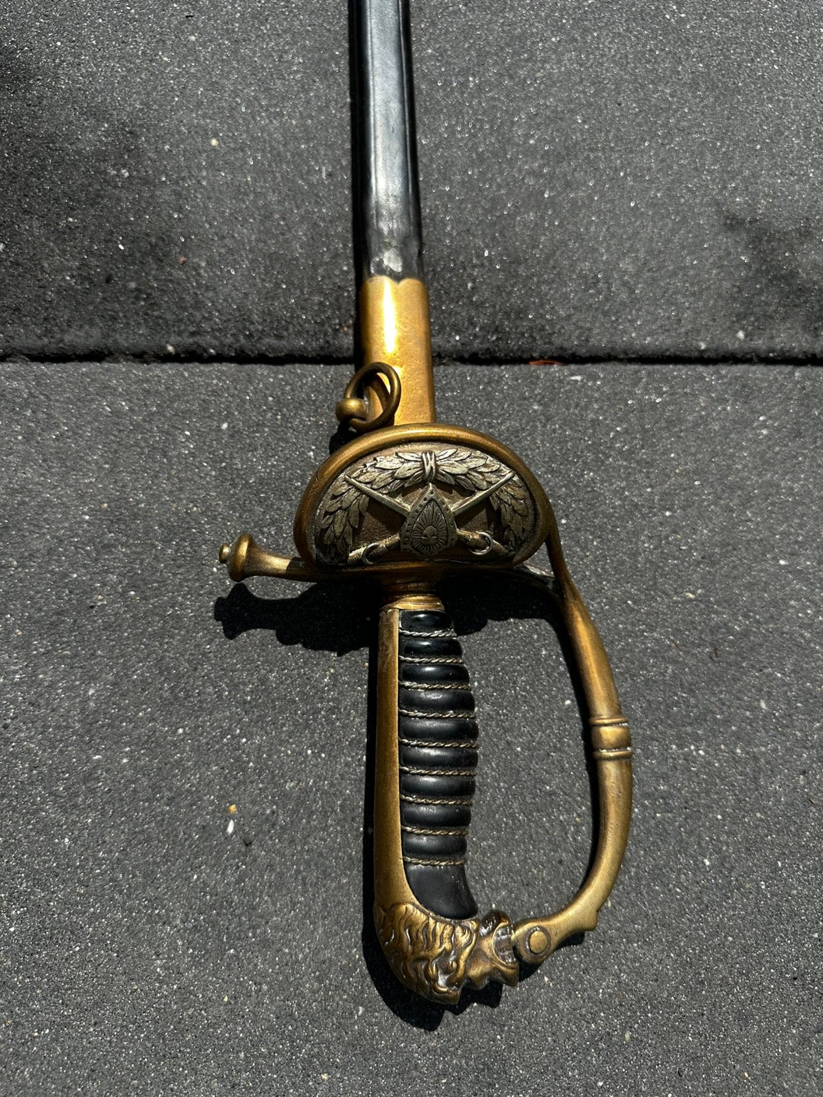 Meesterdegen model 1896 Van Leer Utrecht WK&C, Verzamelen, Ophalen of Verzenden, Landmacht, Nederland