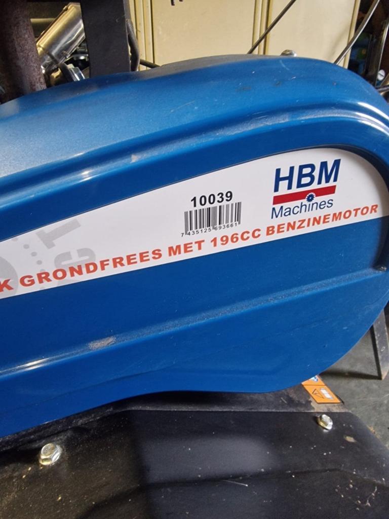 grondfrees hbm 196 cc benzinemotor, Ophalen