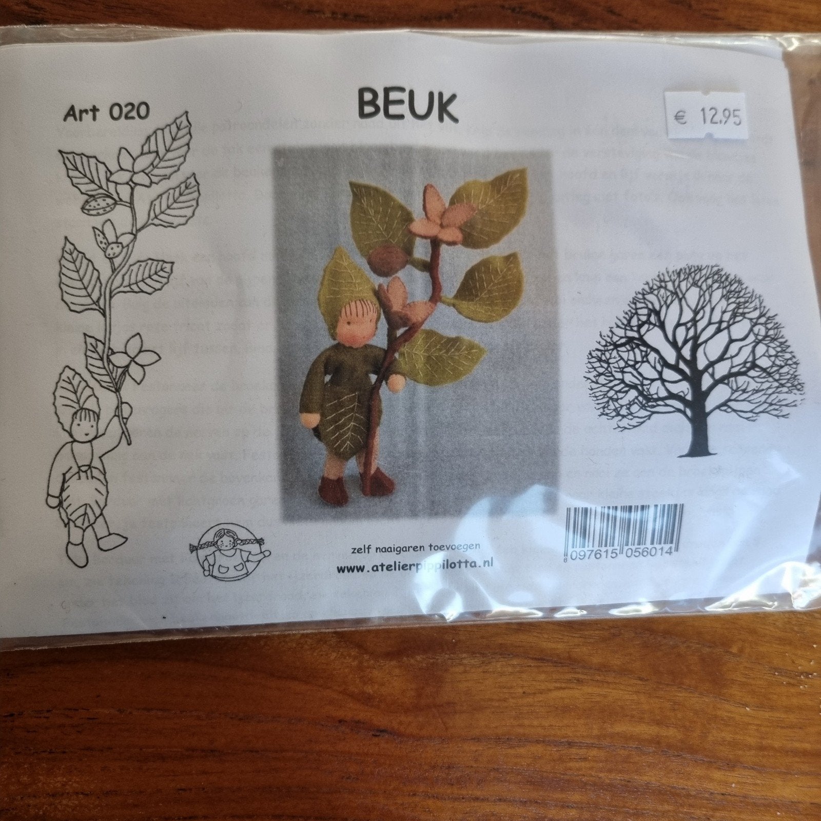 Knutselset Beuk - Atelier Annelotte (Art 020), Textiel, Nieuw, Meerkleurig, Overige merken