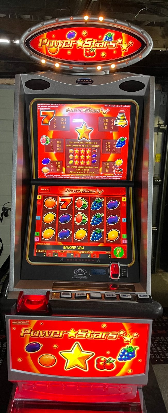 GOKKAST ASTRA POWER️ STARS !!!!, Euro, Ophalen, Gebruikt, Met sleutels