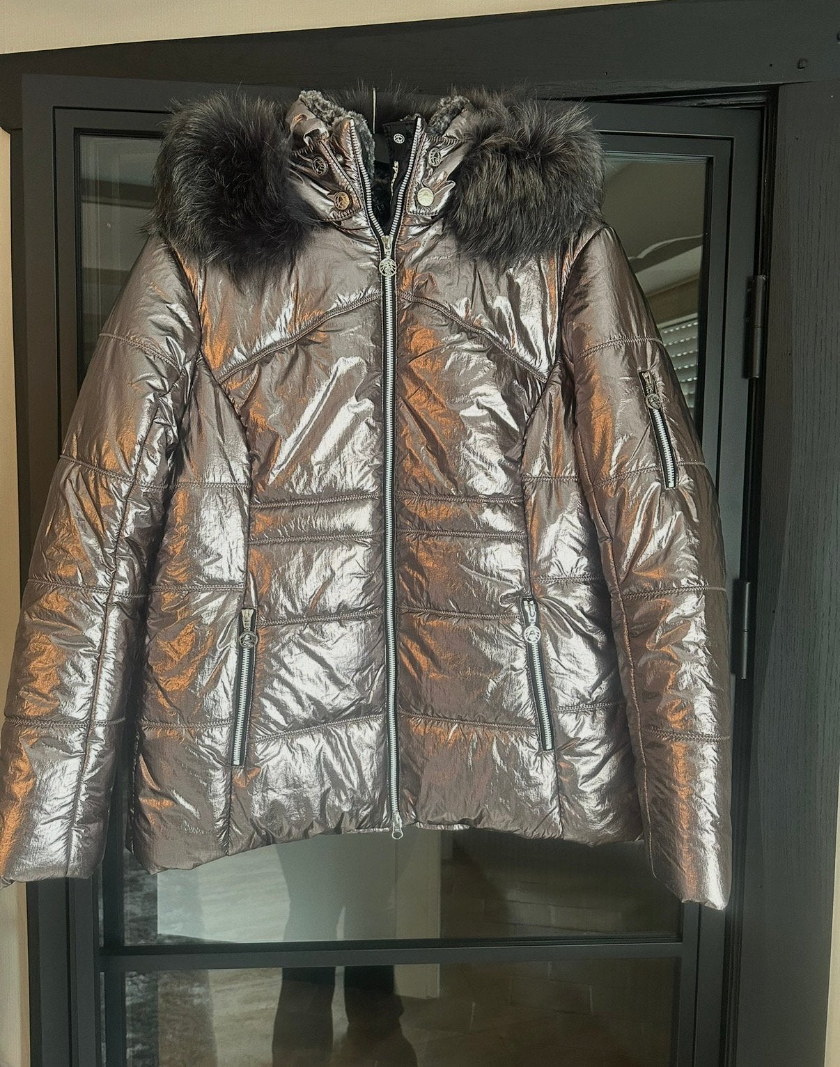 Sportalm ski-jas met echte bontkraag, Kleding | Dames, Ophalen of Verzenden, Zo goed als nieuw, Maat 46/48 (XL) of groter