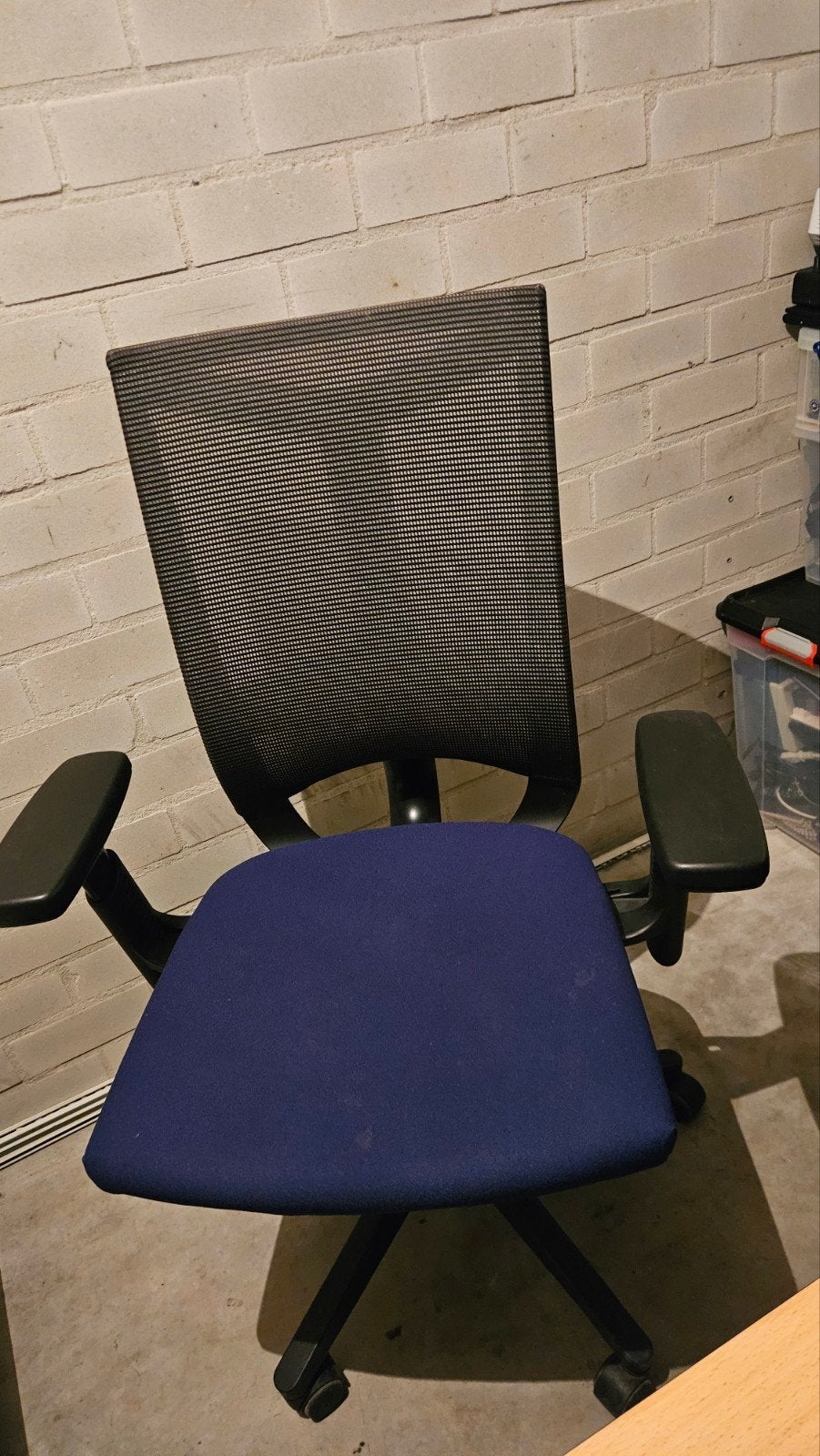 Ergonomische Bureaustoel - Blauw/Zwart, Ophalen