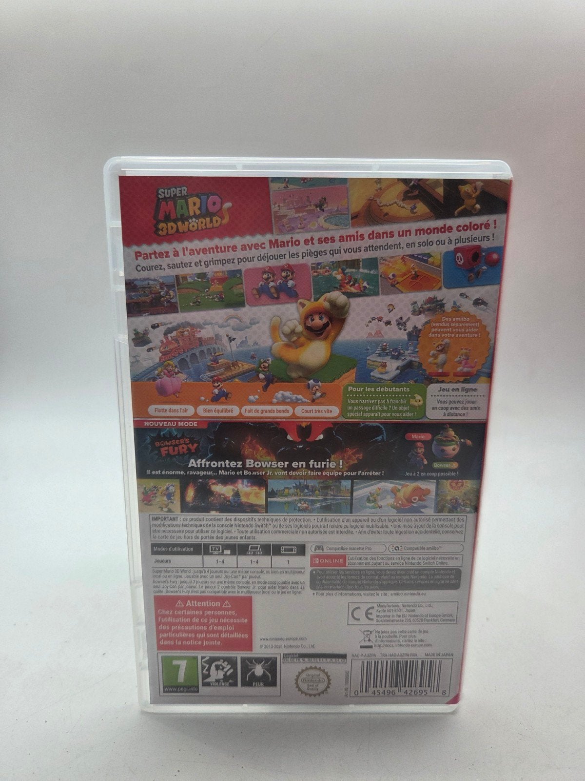Super Mario 3D World + Bowser's Fury - Nintendo Switch, Support@nintendo.com, Ophalen of Verzenden, Eén computer, 3 spelers of meer