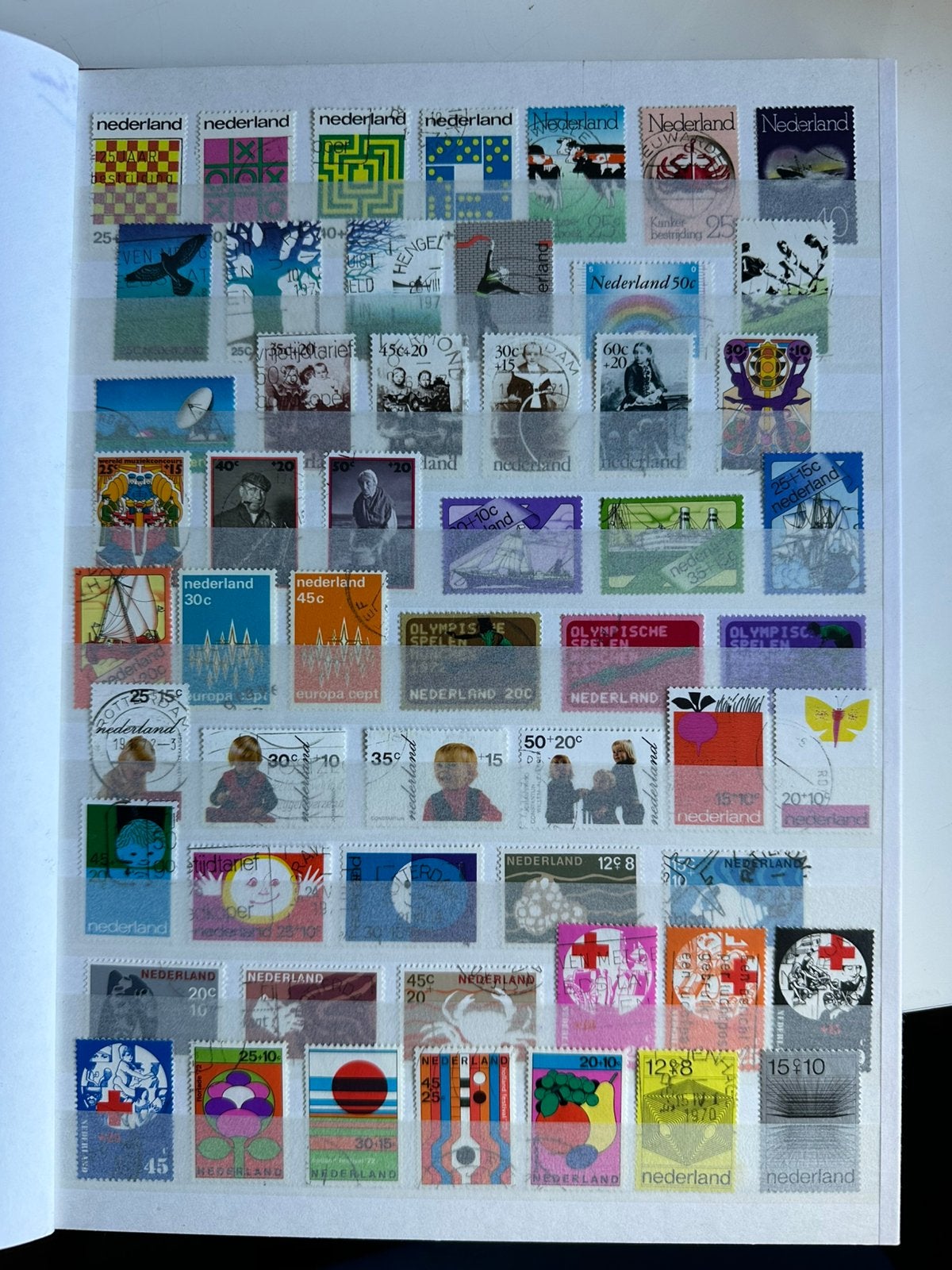 Album Nederland gestempeld, Verzenden, Nederland