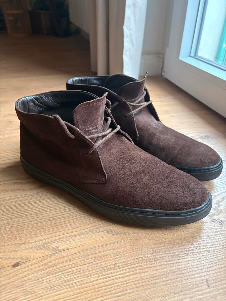 Tod's suède leren schoenen - gebruikt, goede staat, Ophalen of Verzenden, Gedragen, Bruin, Boots