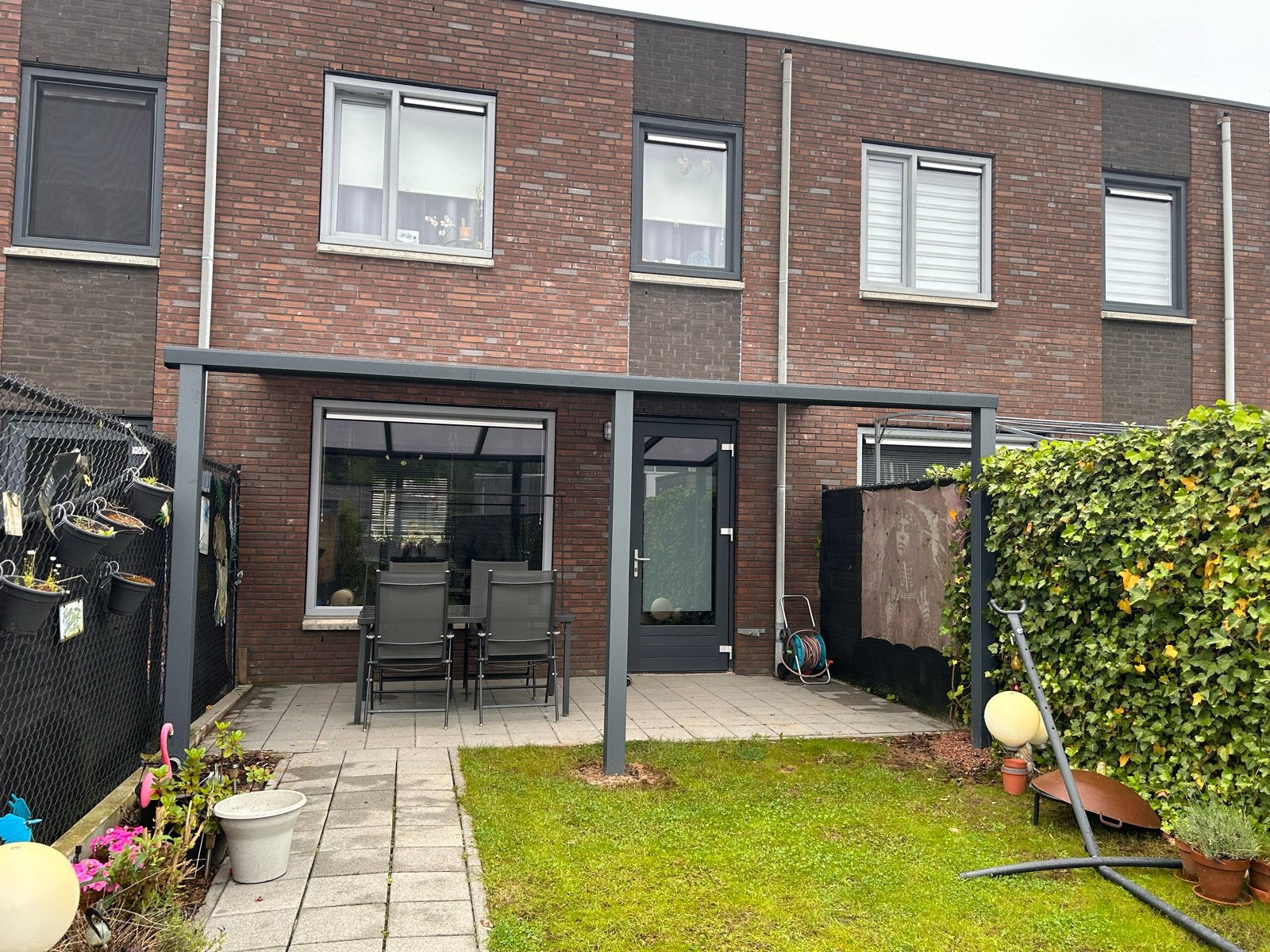 Overkapping 5x3m met 3 staanders, zelf demonteren, Tuin en Terras, Ophalen, Gebruikt, Overige typen