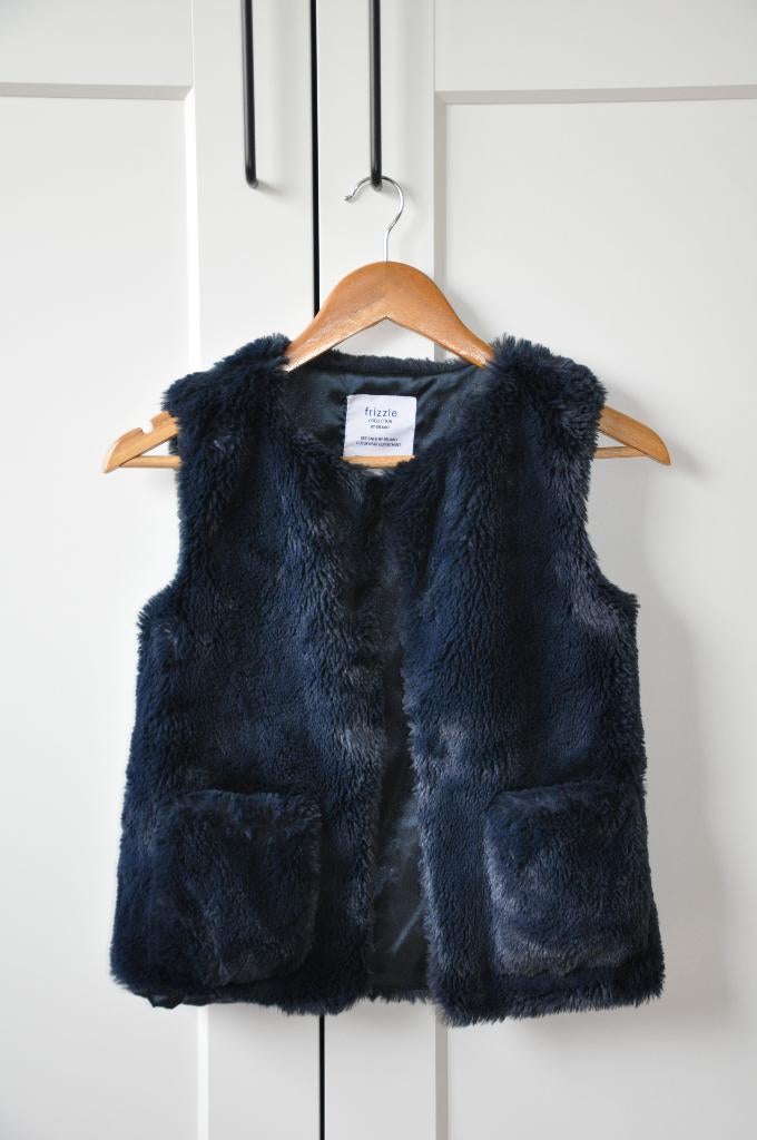 vest 152, gilet 152, faux fur 152, kinderkleding 152 nieuw, Kinderen en Baby's, Kinderkleding | Maat 152, Jbc, Meisje, Trui of Vest