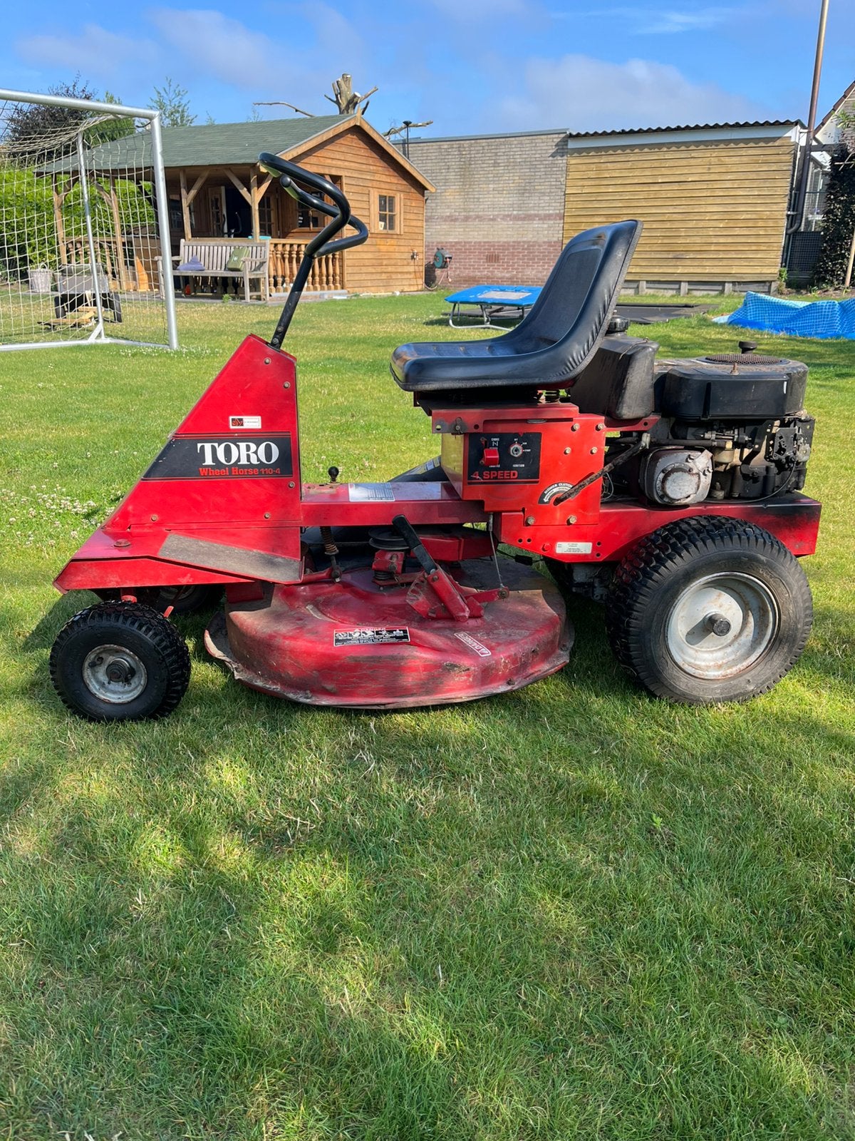 Toro wheel horse zitmaaier, Ophalen, Gebruikt