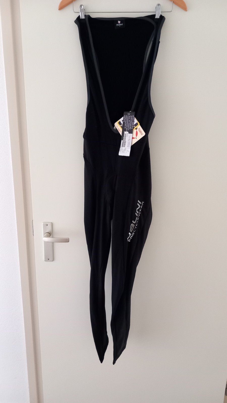 Nalini lange fietsbroek met bretels en zeem - Maat L, Heren, Nieuw, L, Nalini