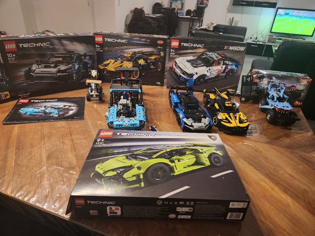 Meerdere lego technic, Lego, Overige typen, Ophalen of Verzenden, Zo goed als nieuw