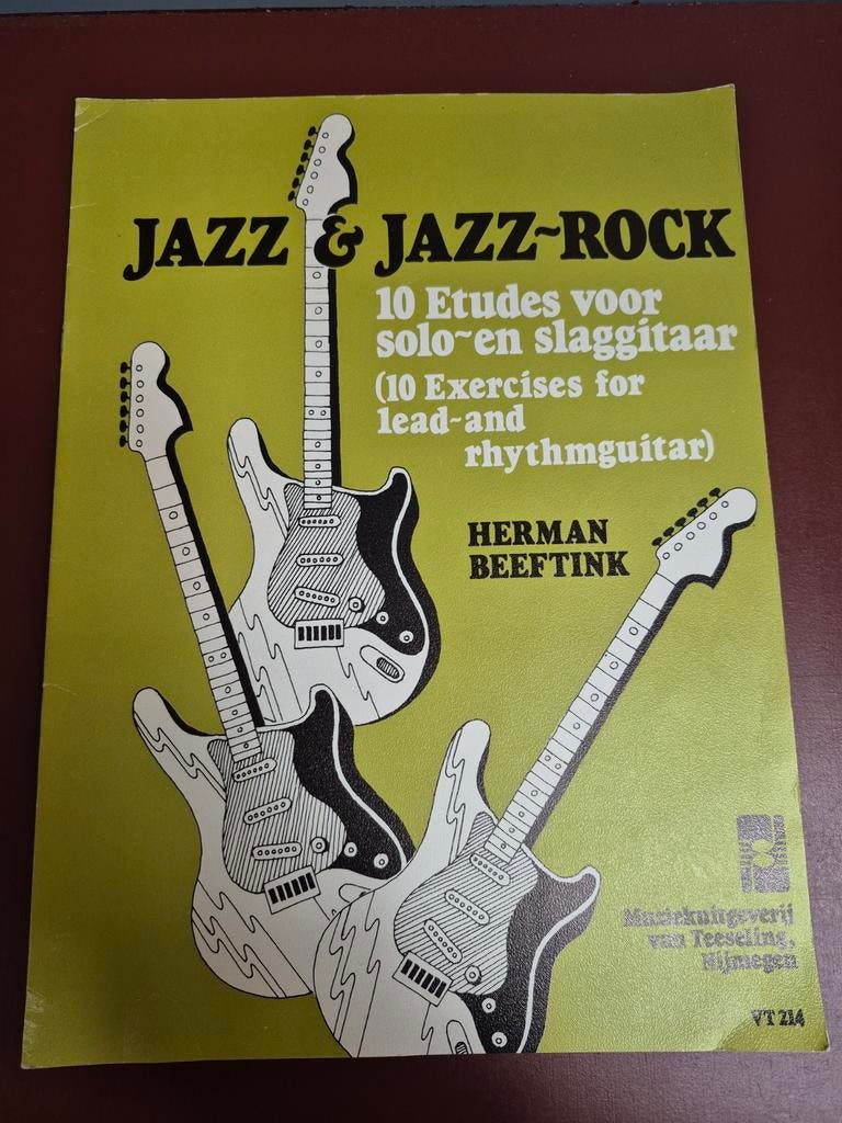 Jazz & jazz-rock, Herman Beeftink, gitaar, Gitaar, Les of Cursus, Ophalen of Verzenden, Zo goed als nieuw