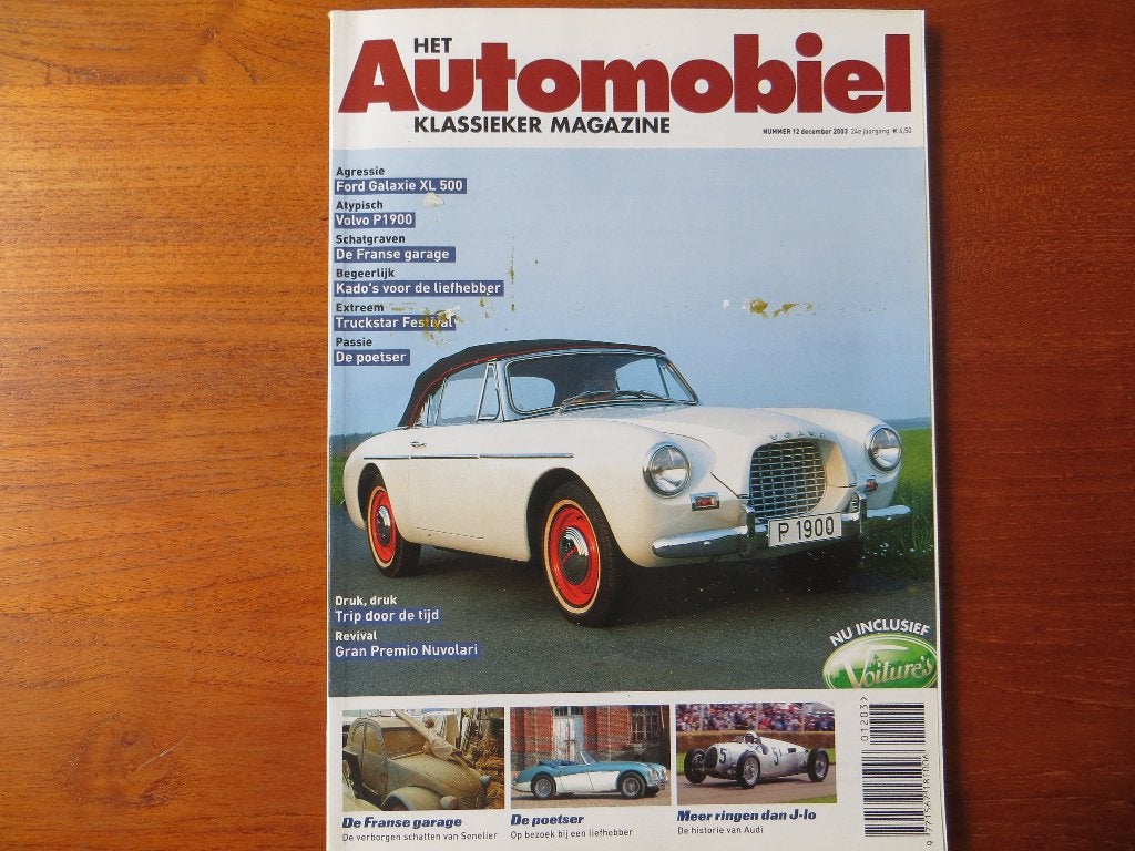 Het Automobiel 12 2003 Volvo P1900, Ford Galaxie, Audi AG, Ophalen of Verzenden, Zo goed als nieuw, Volvo