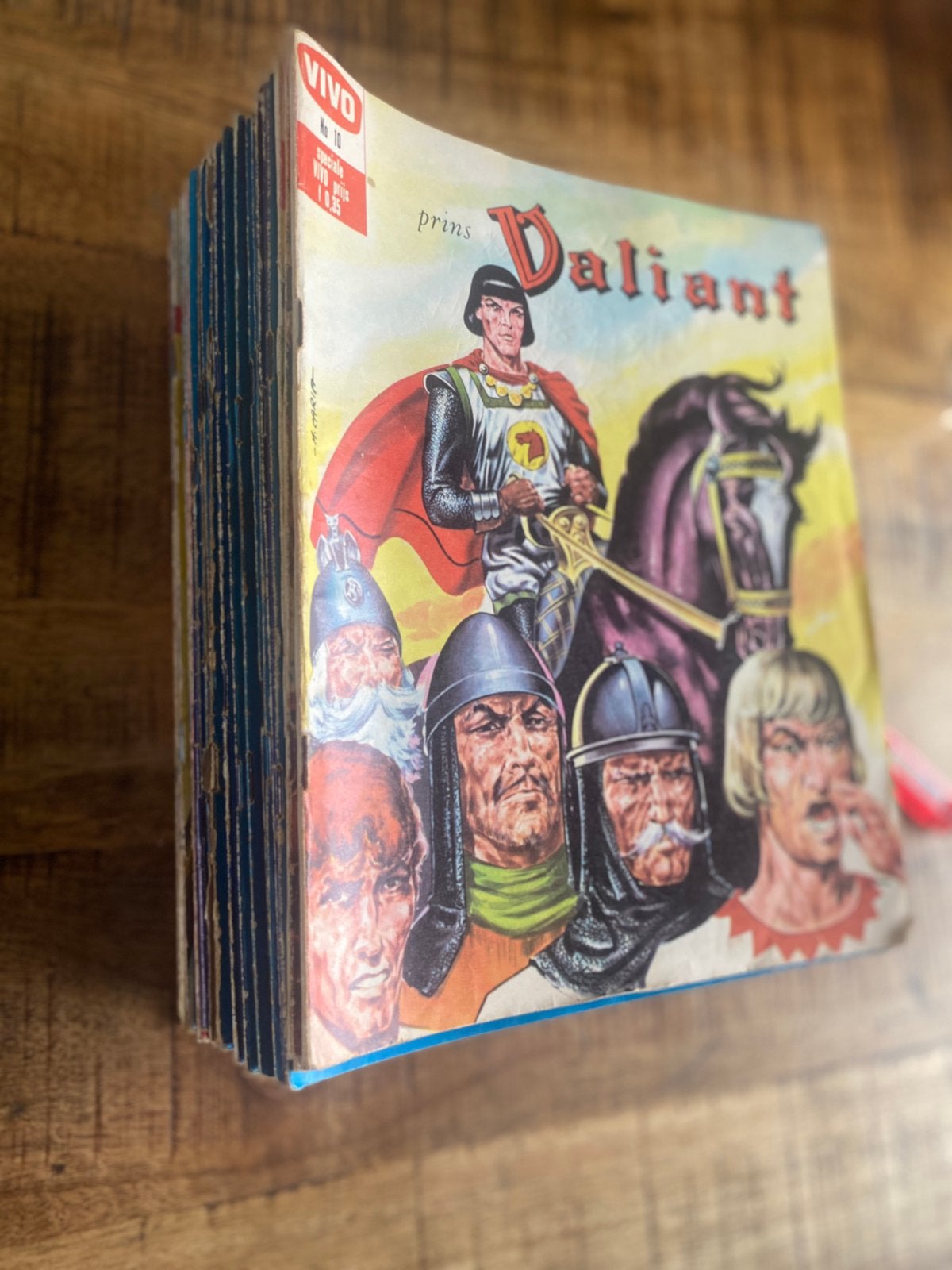 Prins valliant 1e drukken 1968 vivo uitgave, Meerdere comics, Ophalen of Verzenden, Zo goed als nieuw, Europa