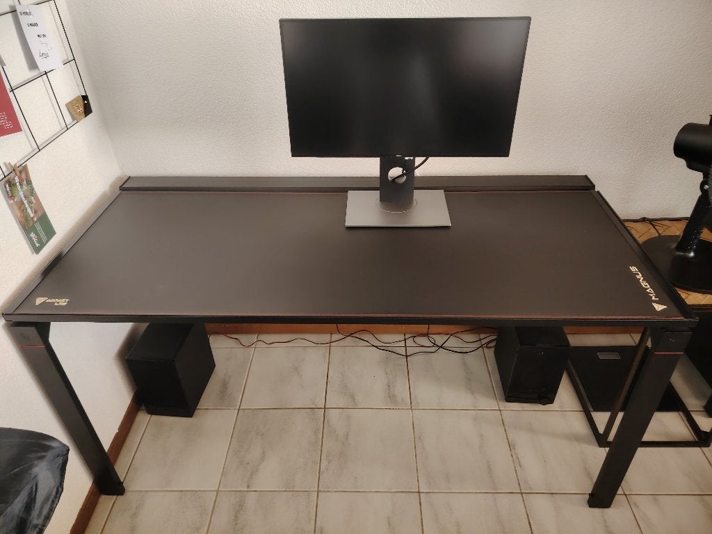 Secretlab Magnus game desk, Ophalen, Zwart, 150 cm, Metaal