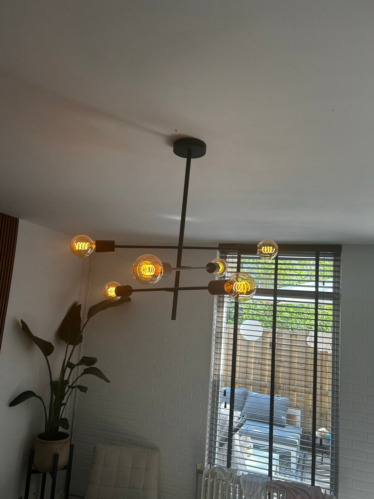 Hanglamp loods 5, Huis en Inrichting, Lampen | Hanglampen, Zo goed als nieuw, Metaal, Ophalen