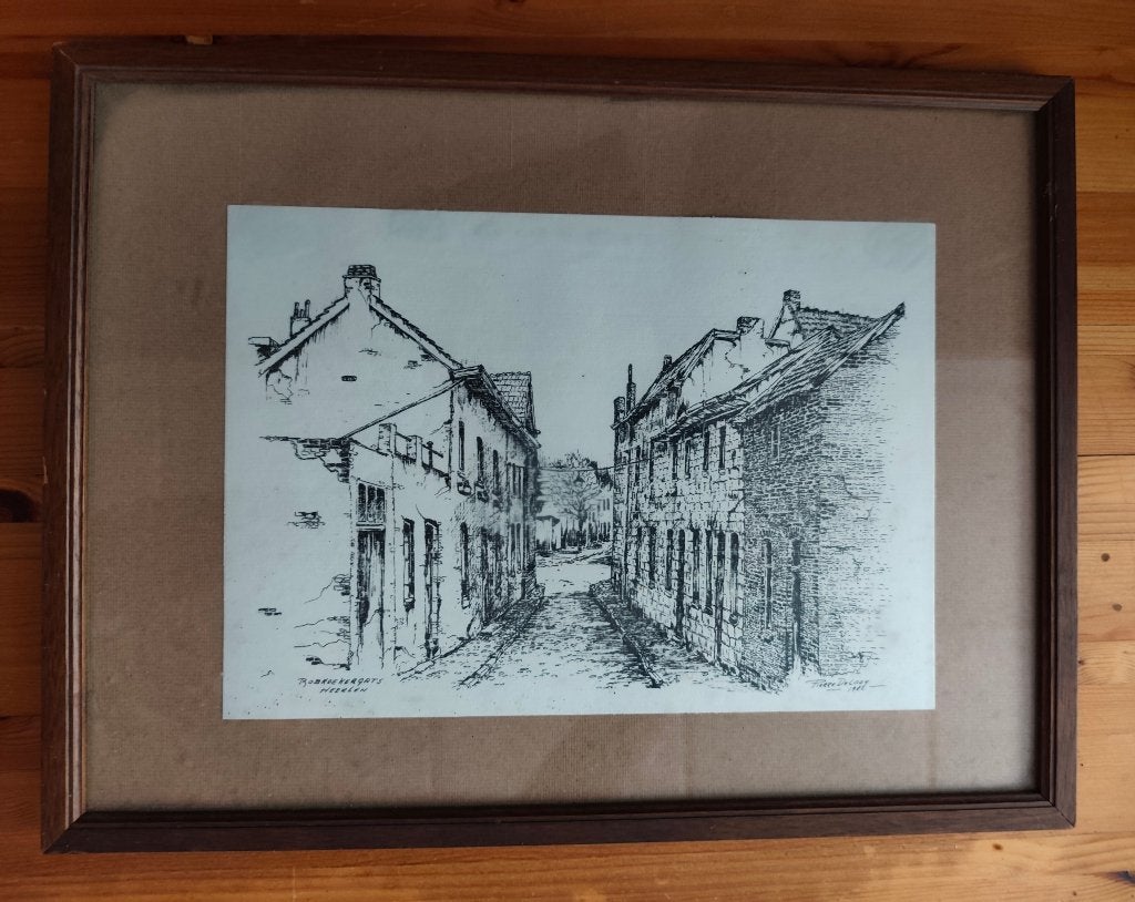Pentekening robroekergats Heerlen Pierre Delnoy, Ophalen