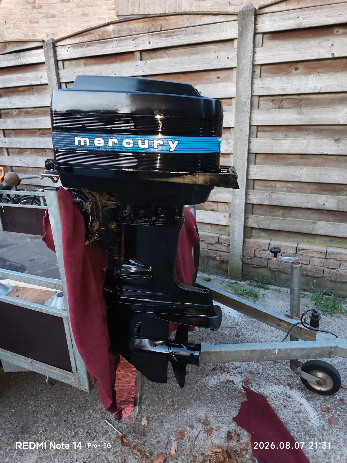 Mercury 402 40 pk 2 takt, Ophalen of Verzenden, Benzine, 30 pk of meer, Elektrische start