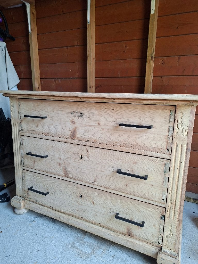 Commode, Gebruikt, 100 tot 150 cm, Ophalen of Verzenden, Oud