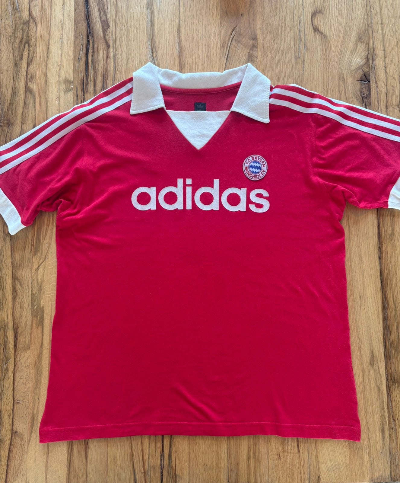 Bayern München Adidas vintage shirt Special Edition maat L, Maat L, Verzenden, Gebruikt, Shirt