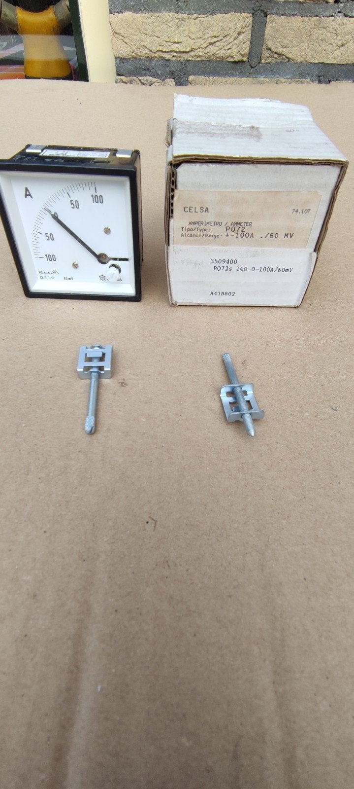 Celsa Amperemeter 100A/60mV - Nieuw in Doos (m2447335253) — Elektronica ...