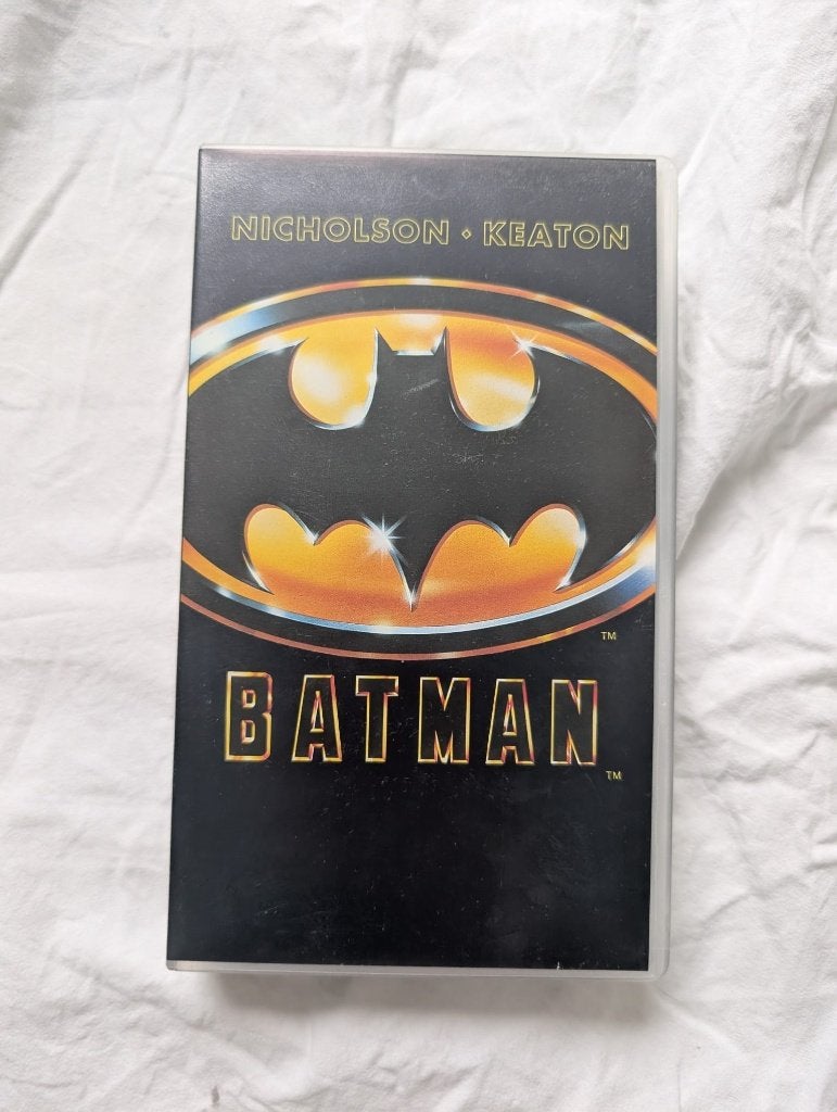 Batman VHS - Nicholson & Keaton, Ophalen of Verzenden, Actie en Avontuur, Vanaf 12 jaar, VHS