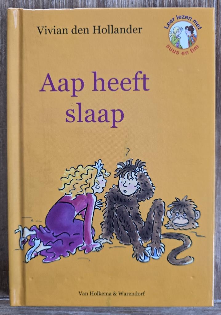 Aap heeft slaap - AVI M4 - Groep 4 - Vivian den Hollander, Ophalen of Verzenden, Zo goed als nieuw, Vivian den Hollander, Fictie algemeen