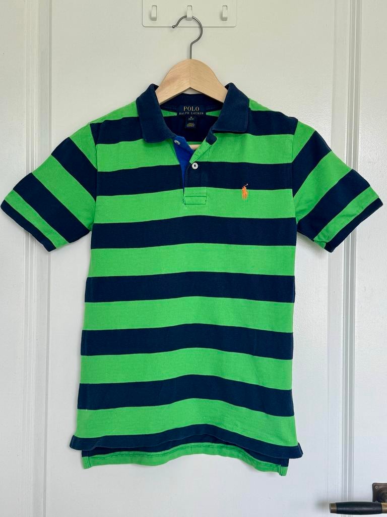 Polo Ralph Lauren poloshirt maat M (10-12 jaar), Ophalen of Verzenden, Gedragen, Overige maten, Blauw