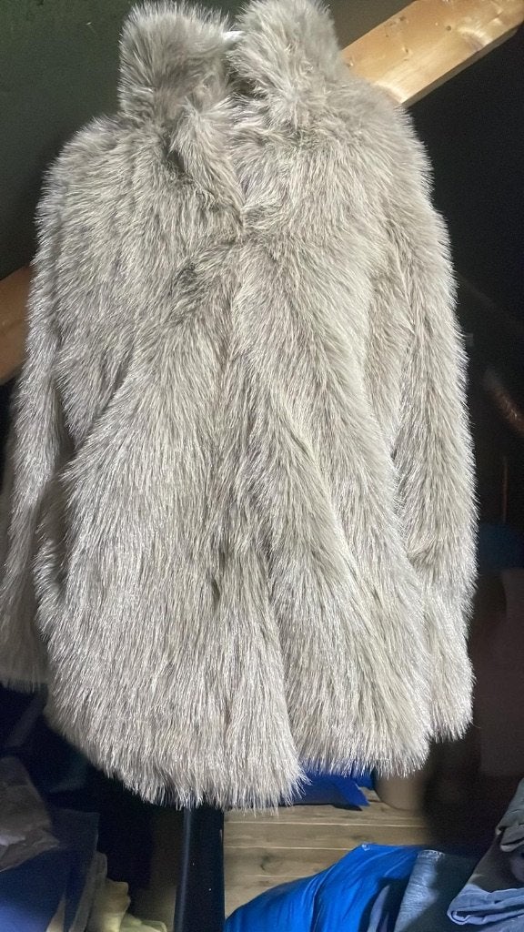 Fluffy Dames Bontjas (Makkelijke Sluiting) – Maat L – €59,-, Ophalen of Verzenden, Nieuw, Maat 42/44 (L), Bruin