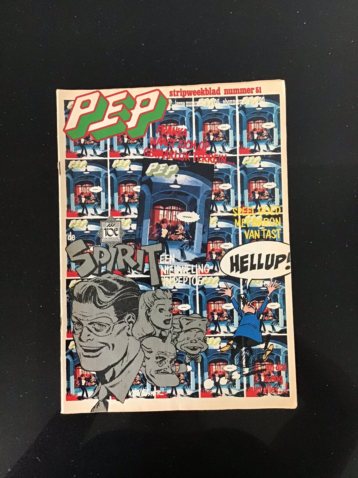 Stripblad. Pep. Uitgave 1974. Nummer 51. Gratis., Eén stripboek, Verzenden, Gelezen