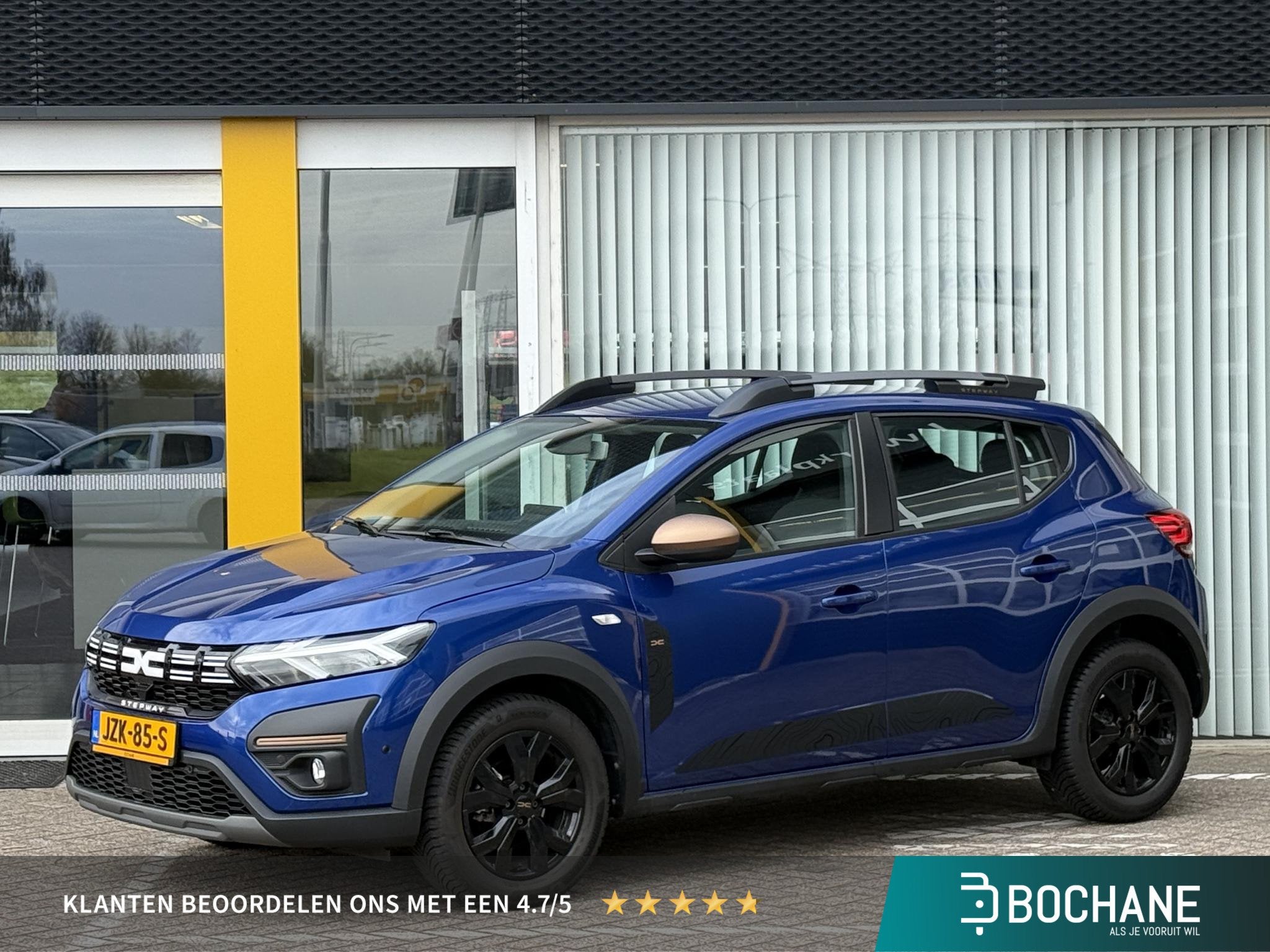 Dacia Sandero TCe 90 Stepway Extreme | Navigatie | Achteruit, Auto's, Dacia, Stof, Euro 6, Blauw, 91 pk