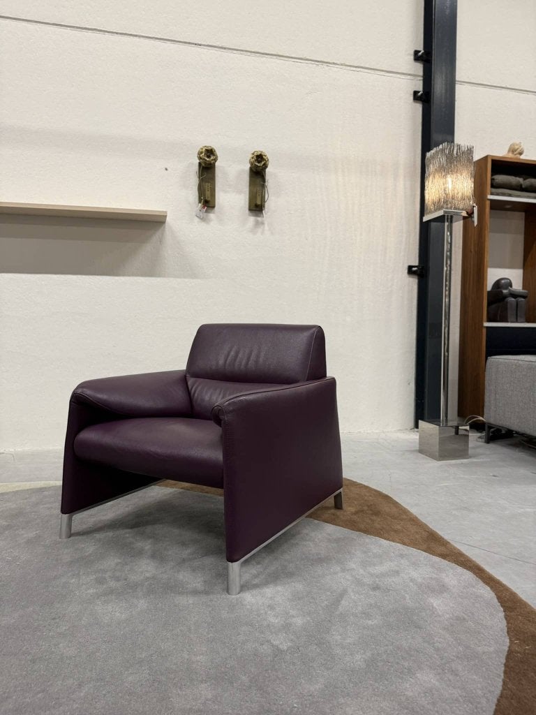 Leolux Felizia Fauteuil laag Senso Berry design stoel, Leolux, Info@leolux.nl, Ophalen of Verzenden, Zo goed als nieuw
