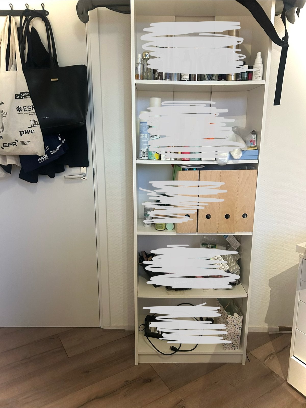 Shelf kast, Ophalen, Gebruikt
