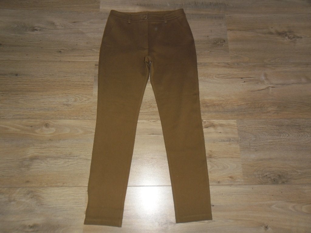 Transfer Cognac Beige Lange Broek Maat M (NIEUW), Maat 38/40 (M), Beige, Nieuw, Ophalen of Verzenden