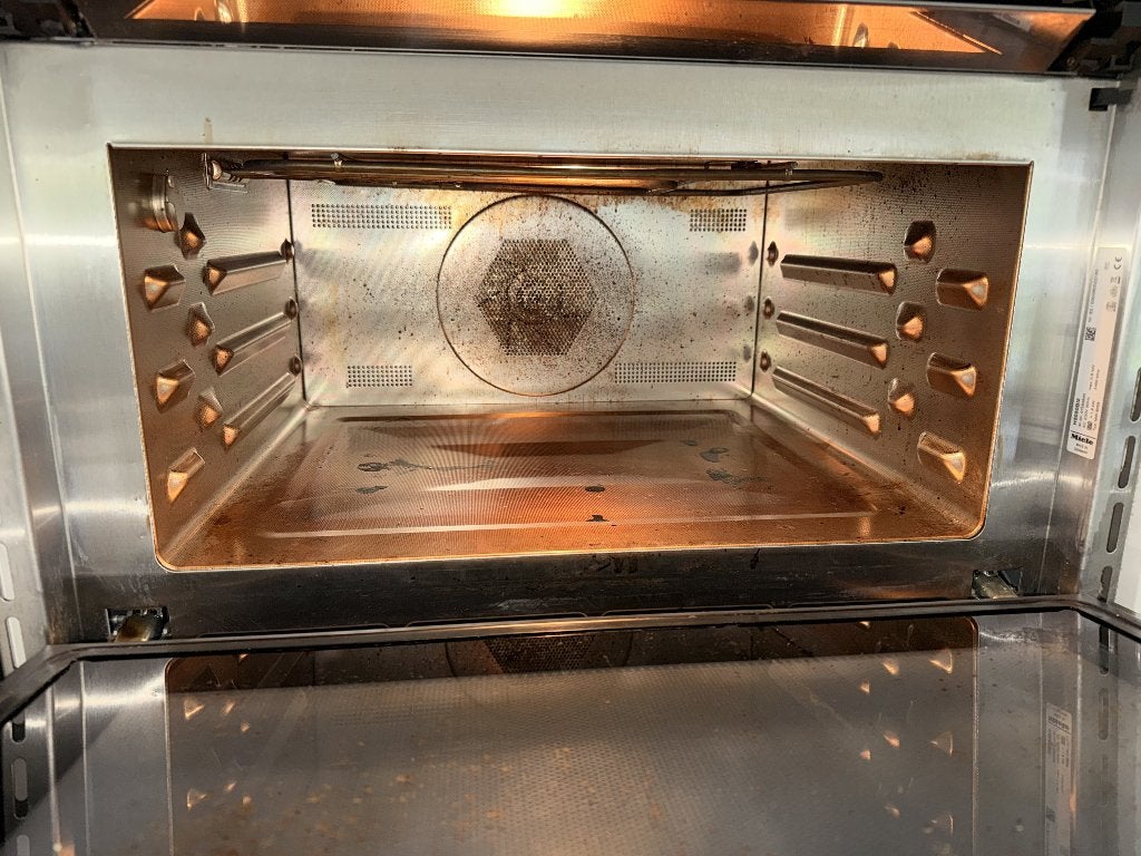 Miele H5080BM Combi-oven - 60 cm breed, 45 cm hoog, Ophalen, 45 tot 50 cm, Gebruikt, Combi-oven