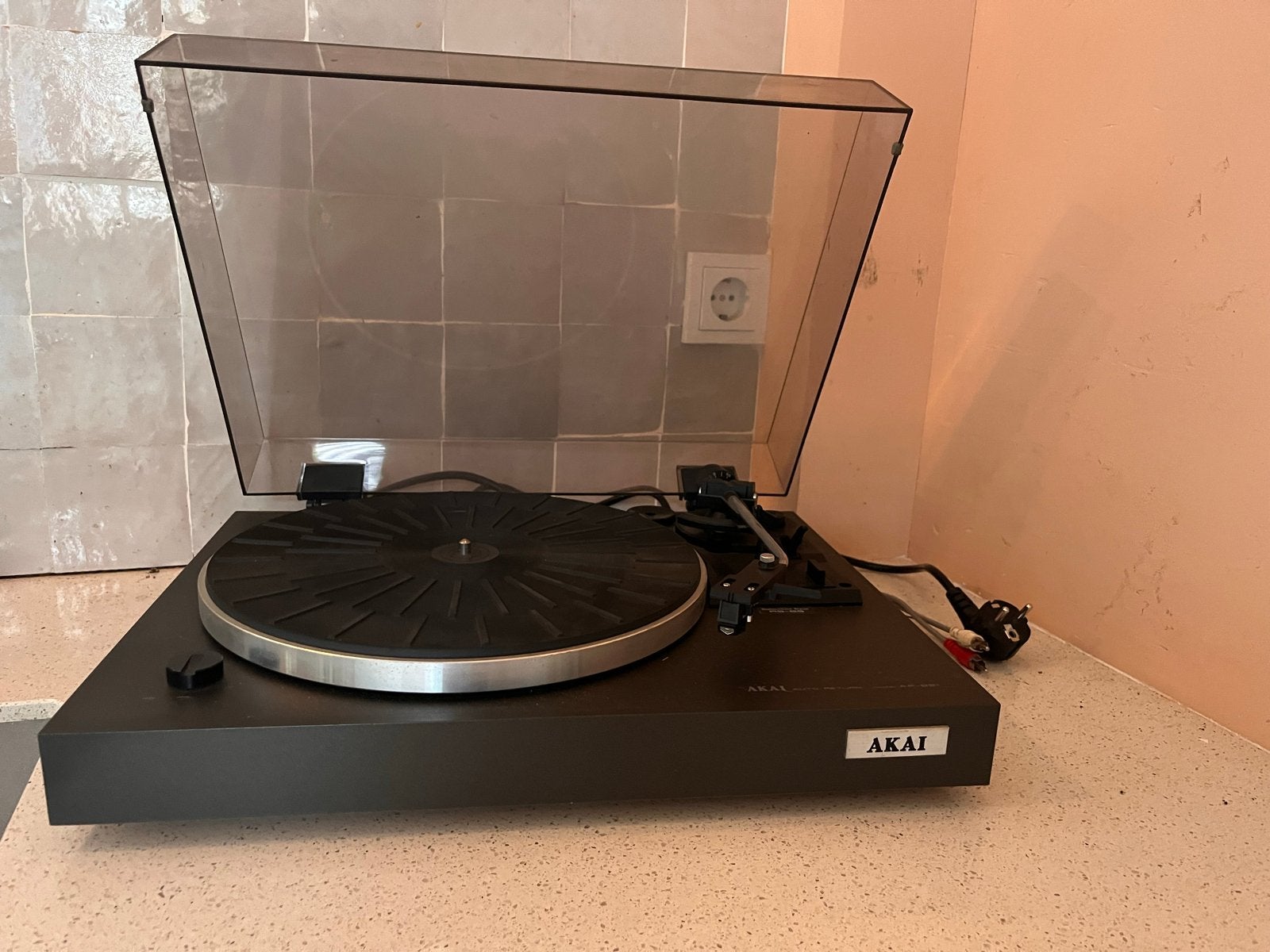 Akai AP-B21 Platenspeler - Auto-Return, Audio, Tv en Foto, Platenspelers, Ophalen, Gebruikt, Automatisch, Platenspeler