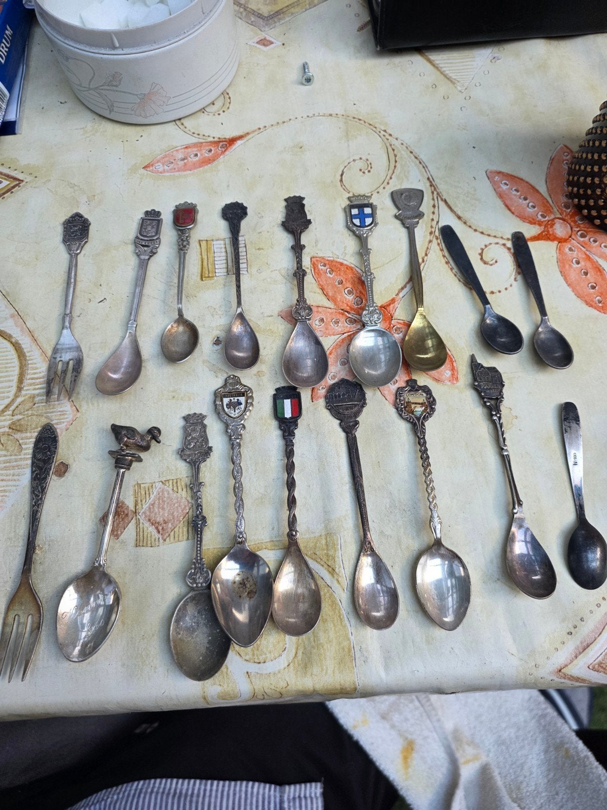 oude lepeltjes zie foto's, Ophalen