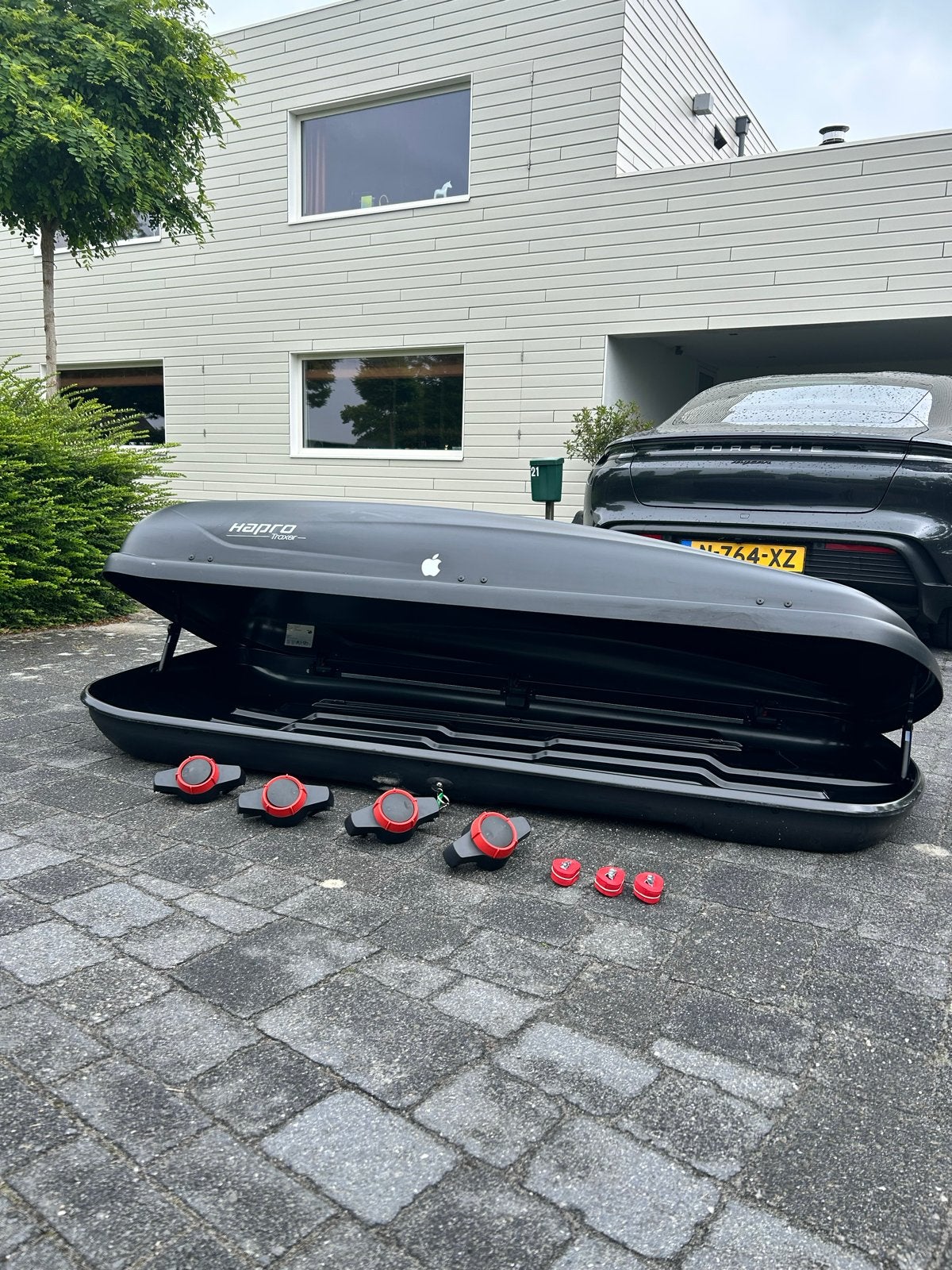 Dakkoffer Hapro Traxer 8.6 - Ruime en Stevige Bagagebox, Ophalen, Gebruikt