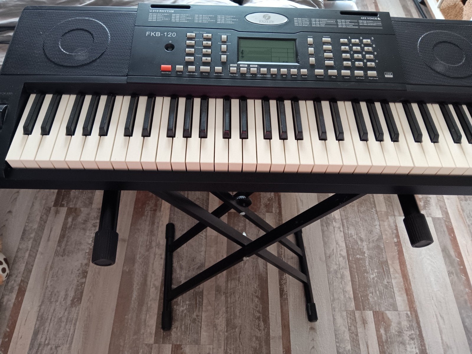 FKB-120 Keyboard met 61 toetsen en standaard, Overige merken, Ophalen of Verzenden, Midi-aansluiting, 61 toetsen