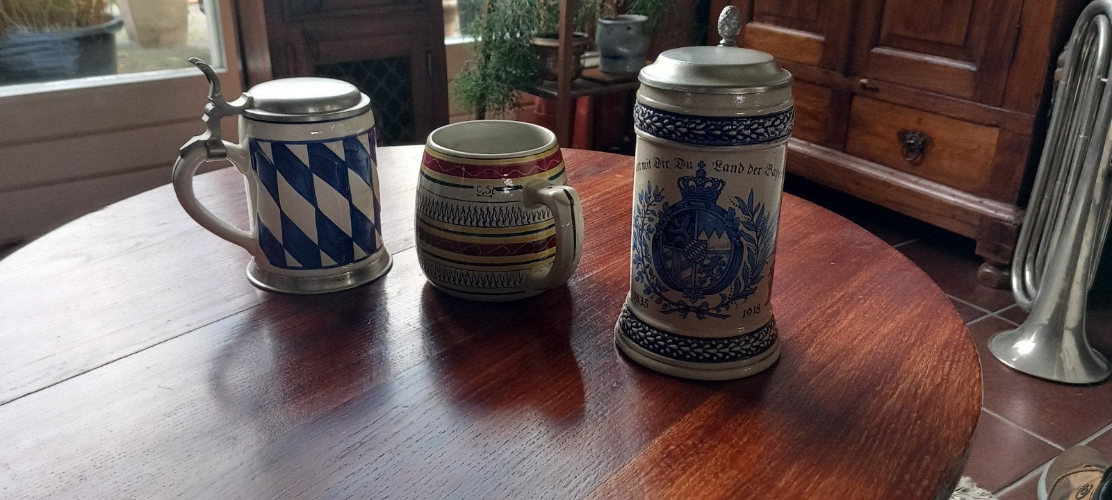 3 Oktoberfest bierpullen - Unieke verzameling, Ophalen