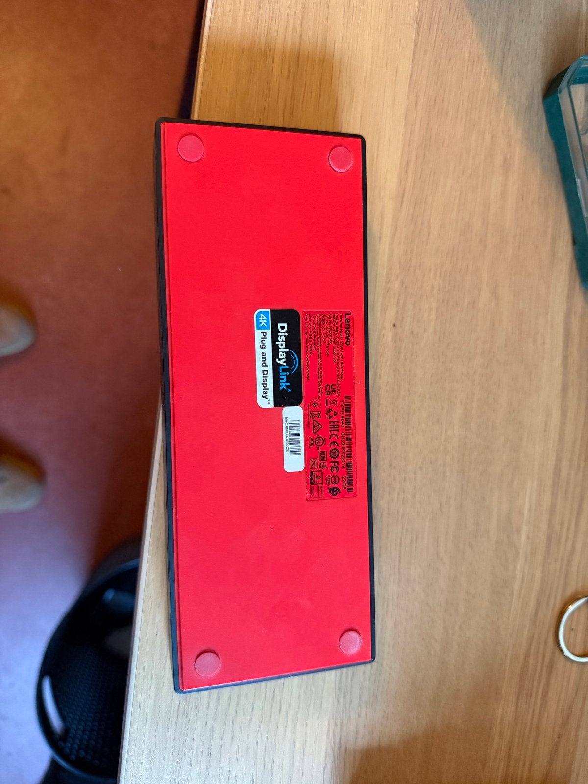 Lenovo ThinkPad Hybrid USB-C Dockingstation 40AF, Computers en Software, Dockingstations, Ophalen of Verzenden, Gebruikt, Docking station