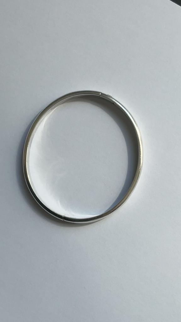 Zilveren 925 Massief Armband - Ovaal, 27 gram, Sieraden, Tassen en Uiterlijk, Armbanden, Ophalen, Zo goed als nieuw, Zilver