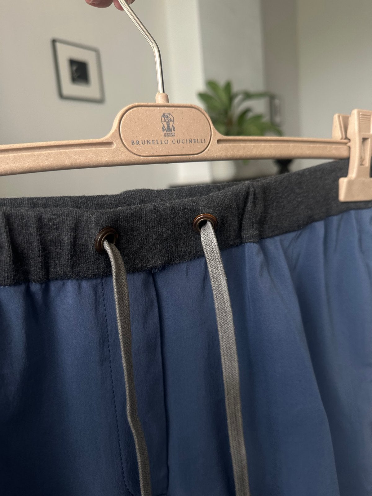 Brunello Cucinelli broek - Maat IT44, Blauw, Maat 42/44 (L), Ophalen of Verzenden, Lang