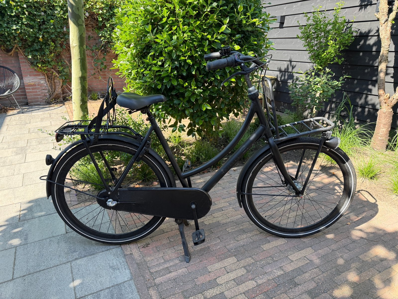 Gazelle PuurNL zwart midnight 59 dames fiets black monkey, Ophalen, Terugtraprem, Gebruikt, Versnellingen