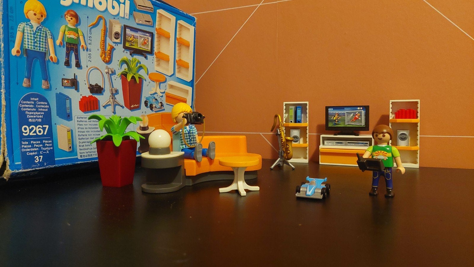 Playmobil City Life Woonkamer (9267), Ophalen of Verzenden, Zo goed als nieuw