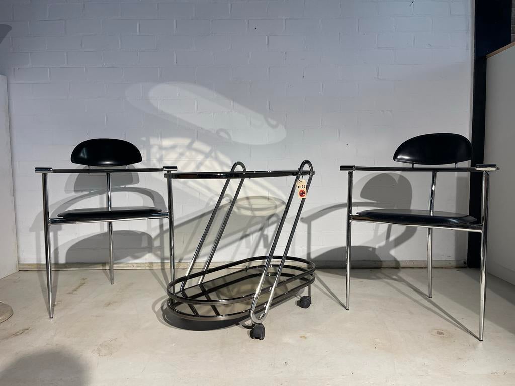 Arrben 'Marilyn Stiletto' stoelen, Huis en Inrichting, Stoelen, Ophalen, Gebruikt, Twee, Arrben 'Marilyn Stiletto'