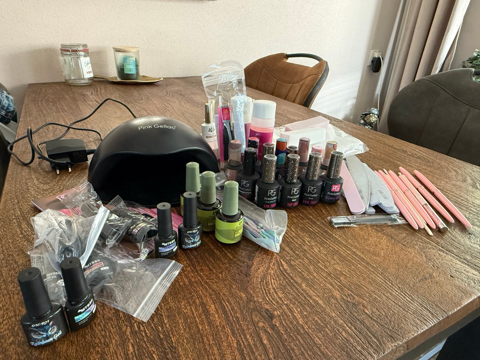 Pink Gellac complete starterset - veel nieuw!, Ophalen of Verzenden, Zo goed als nieuw, Overige typen