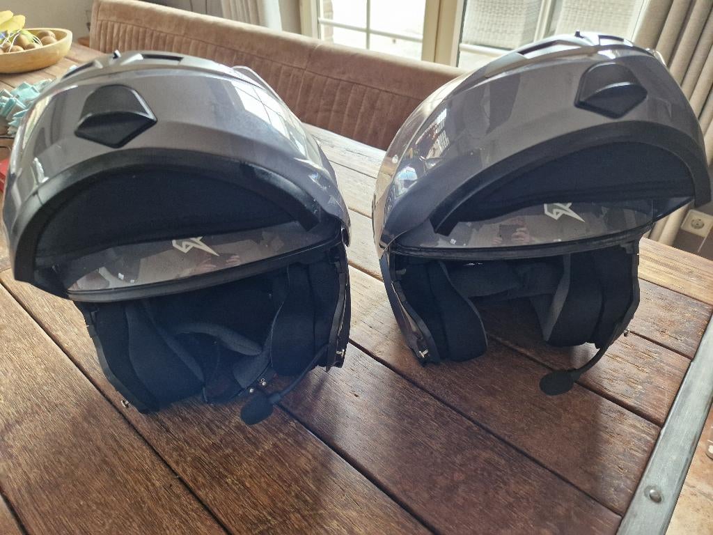 RXA Systeemhelmen met headset en tom tom navigatie €, Motoren, Ophalen of Verzenden, Tweedehands, Dames