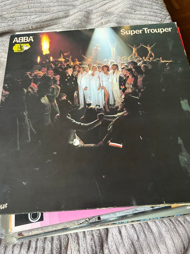ABBA - Super Trouper LP met hits als The Winner Takes It All, Complilatie, Ophalen, Gebruikt, 12 inch